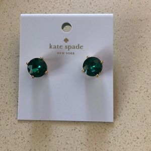 Kate Spade Earrings (Emerald)